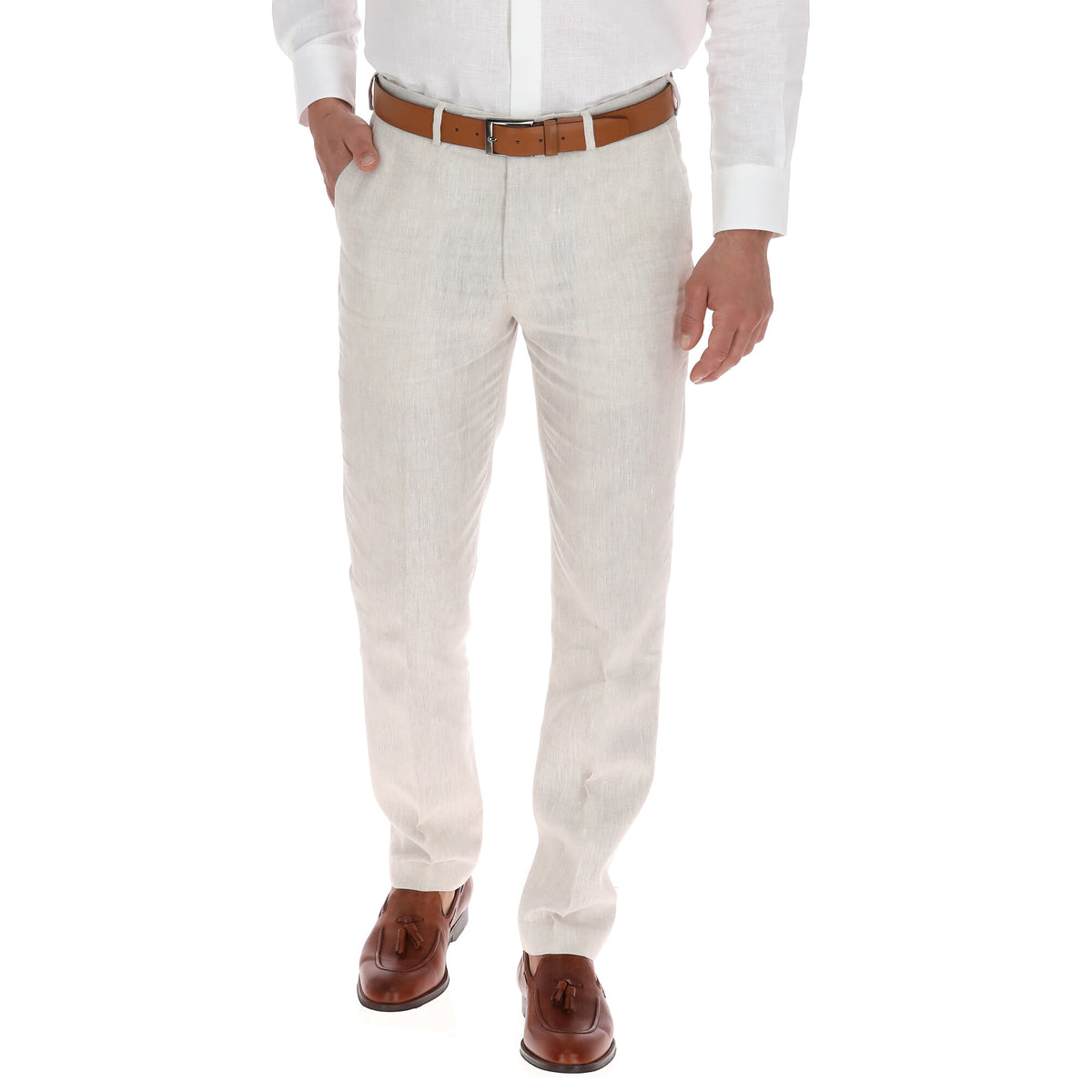 Pantalón de lino 100% para hombre - foto 2