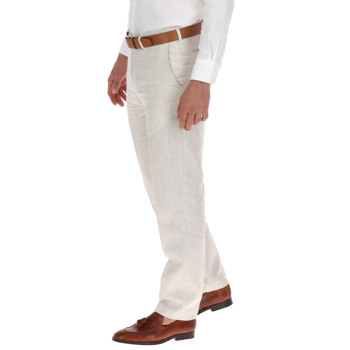 Pantalón de lino 100% para hombre - foto 3
