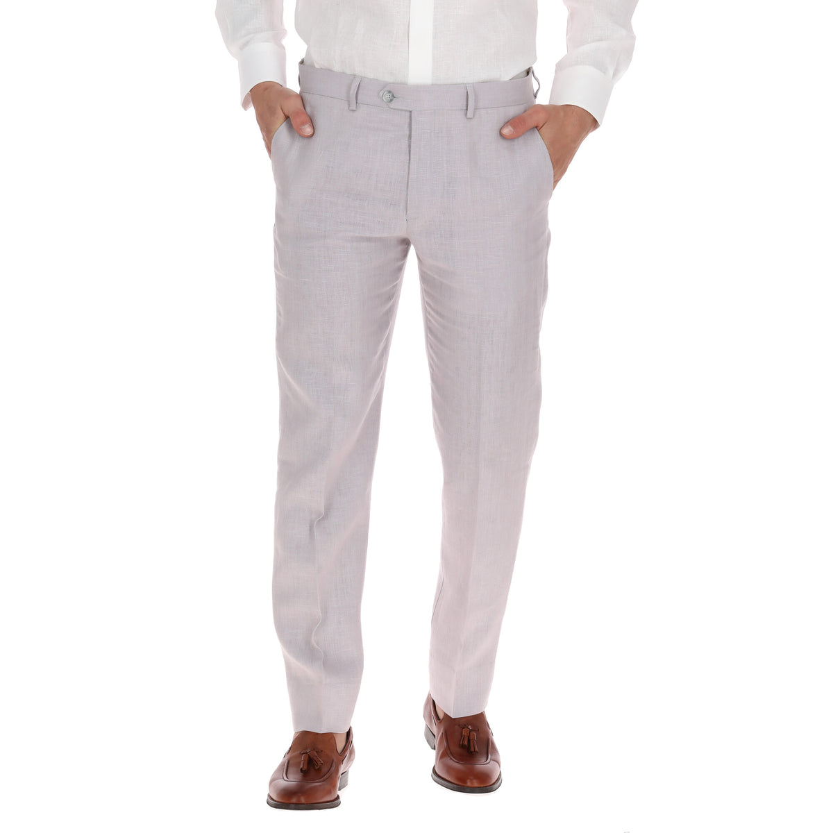 Pantalón de lino 100% para hombre - foto 27