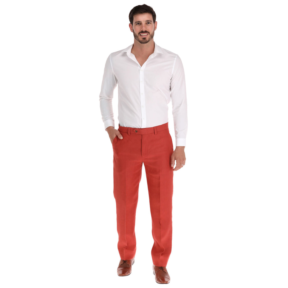 Pantalón de lino 100% para hombre (shedron) - foto 21