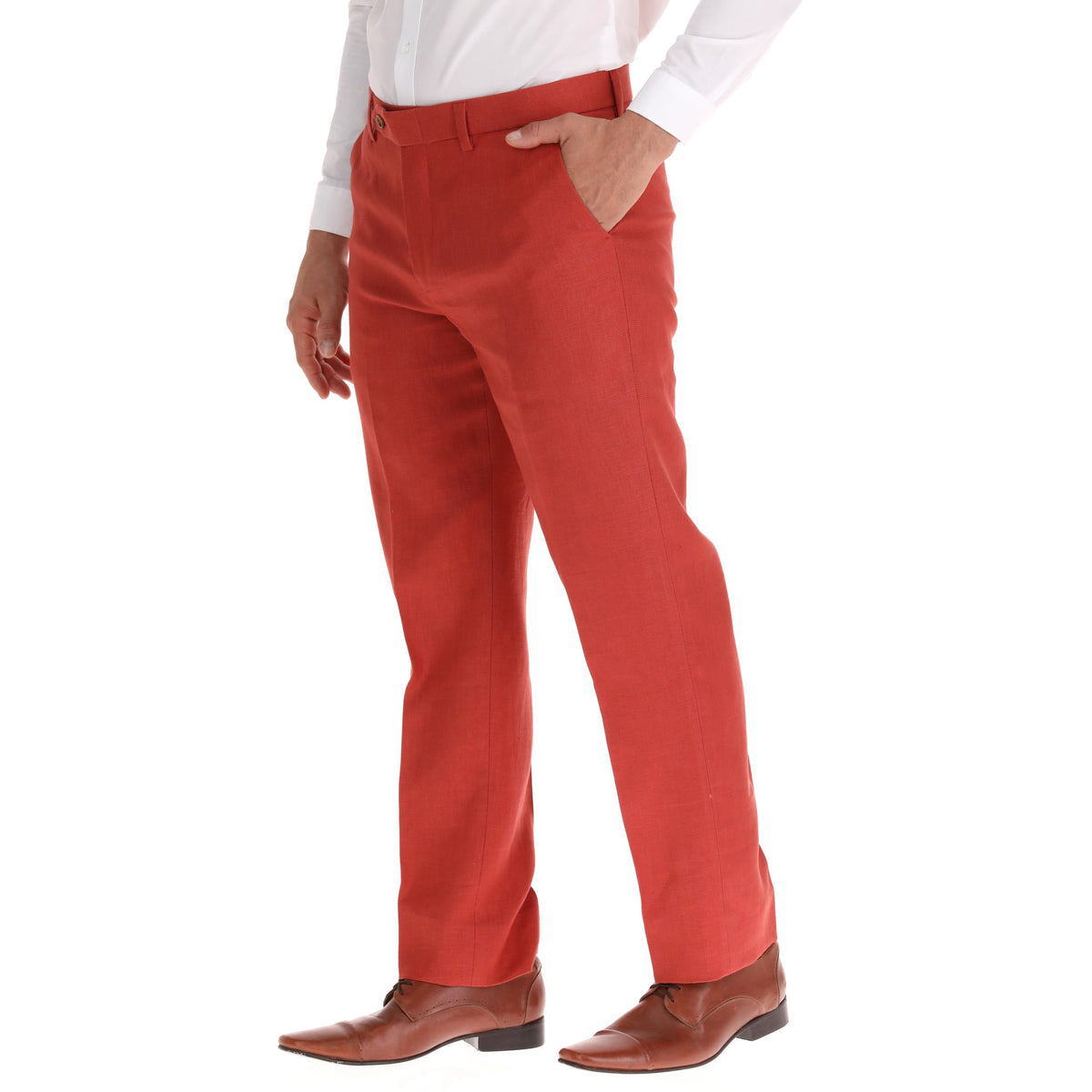 Pantalón de lino 100% para hombre (shedron) - foto 24