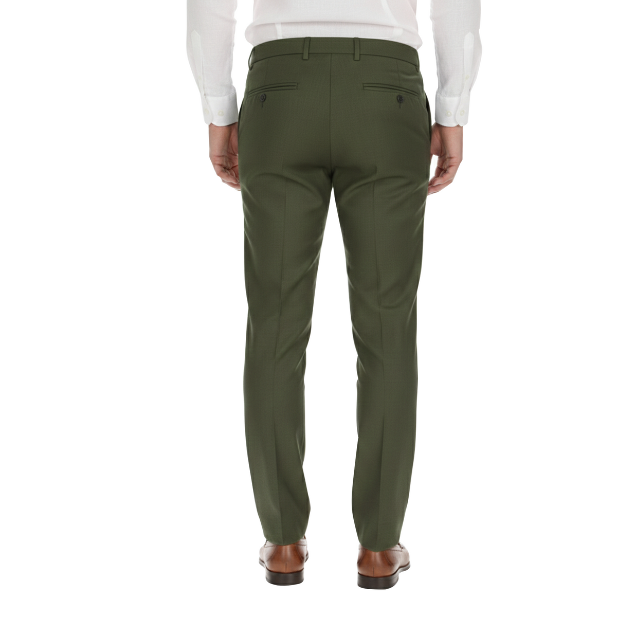 Pantalón de lino 100% para hombre - vista trasera